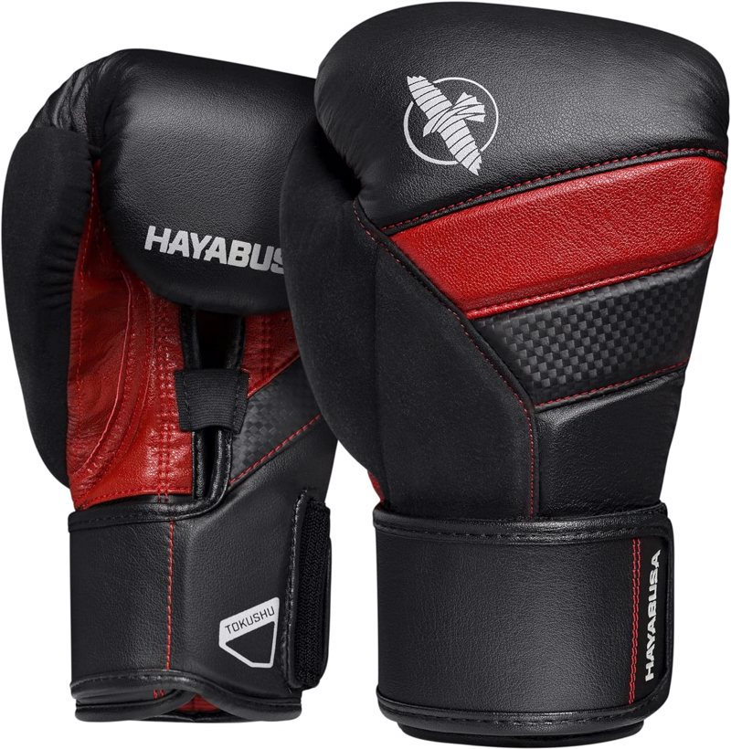 Hayabusa T3 Boxing Gloves -black/red